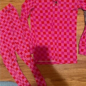 Vibrant Checkered Kids Pajama Set